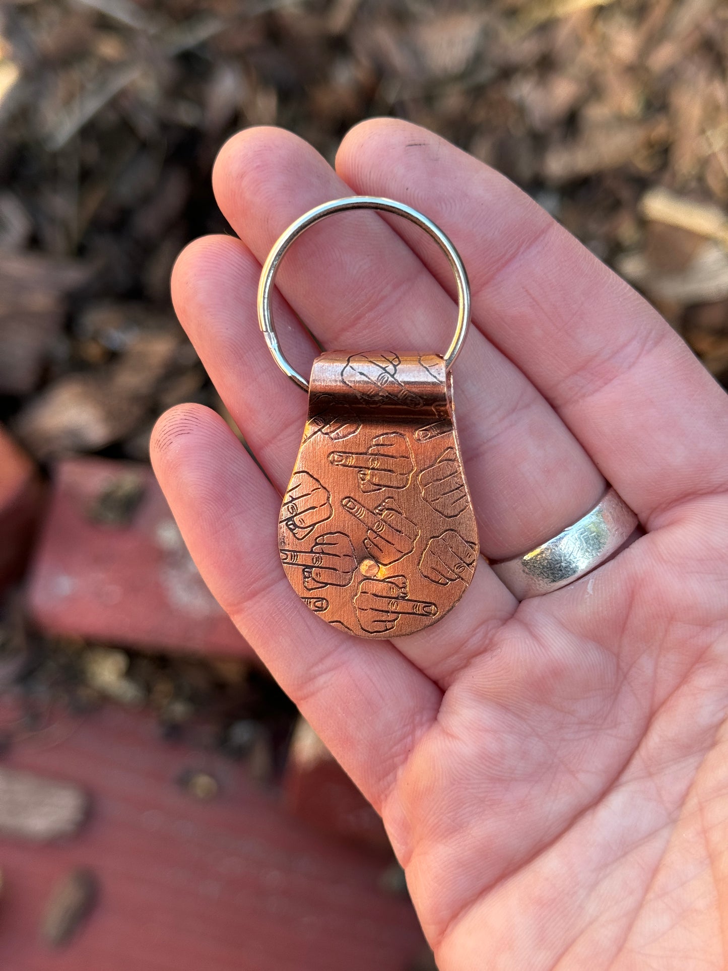 No F*ck’s Given - Copper Keychain